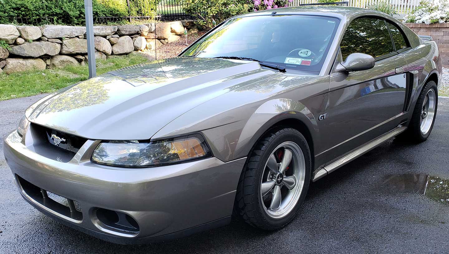 Mike’s Mineral Gray 2002 Mustang GT with Cobra styling