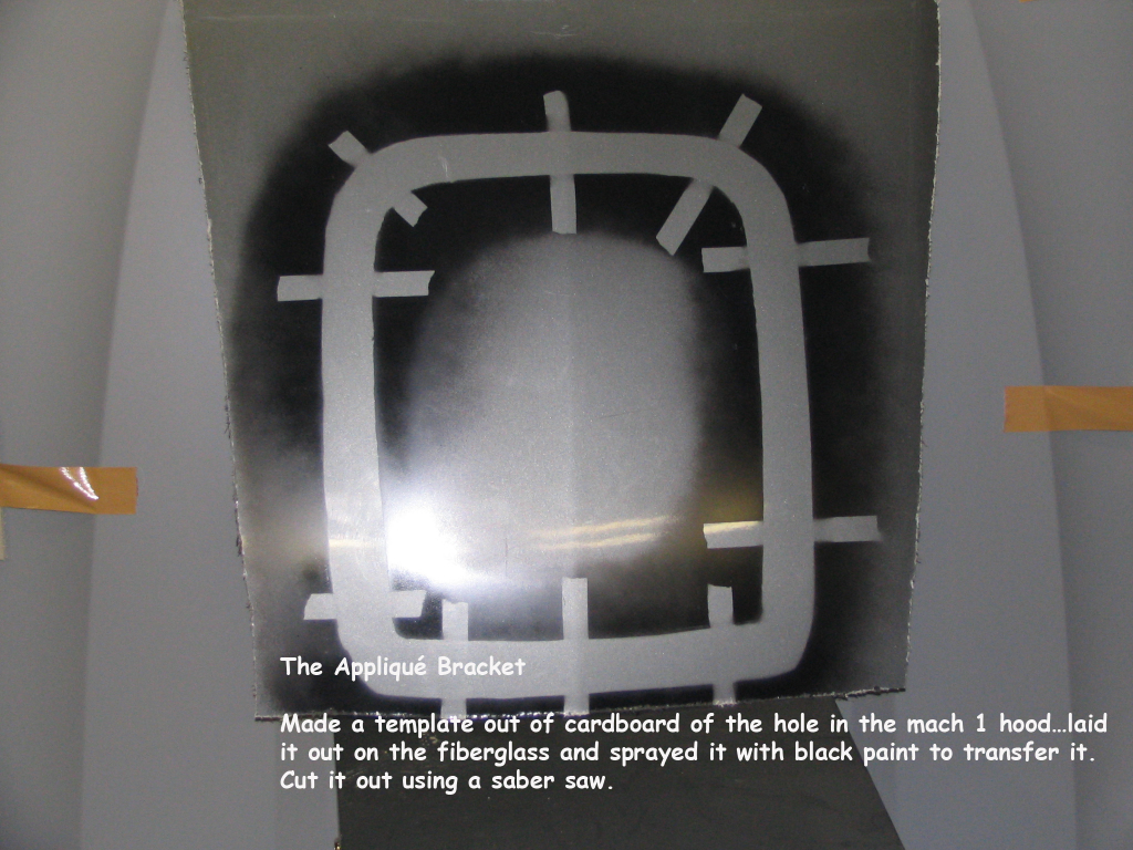 Install a CDC Shaker System on a Mach 1 hood — photo 1