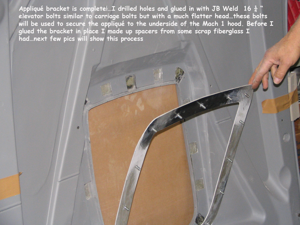 Install a CDC Shaker System on a Mach 1 hood — photo 4