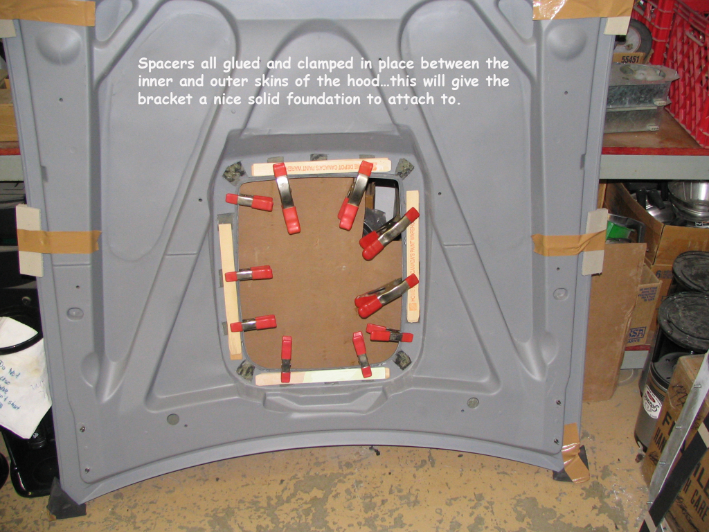 Install a CDC Shaker System on a Mach 1 hood — photo 5