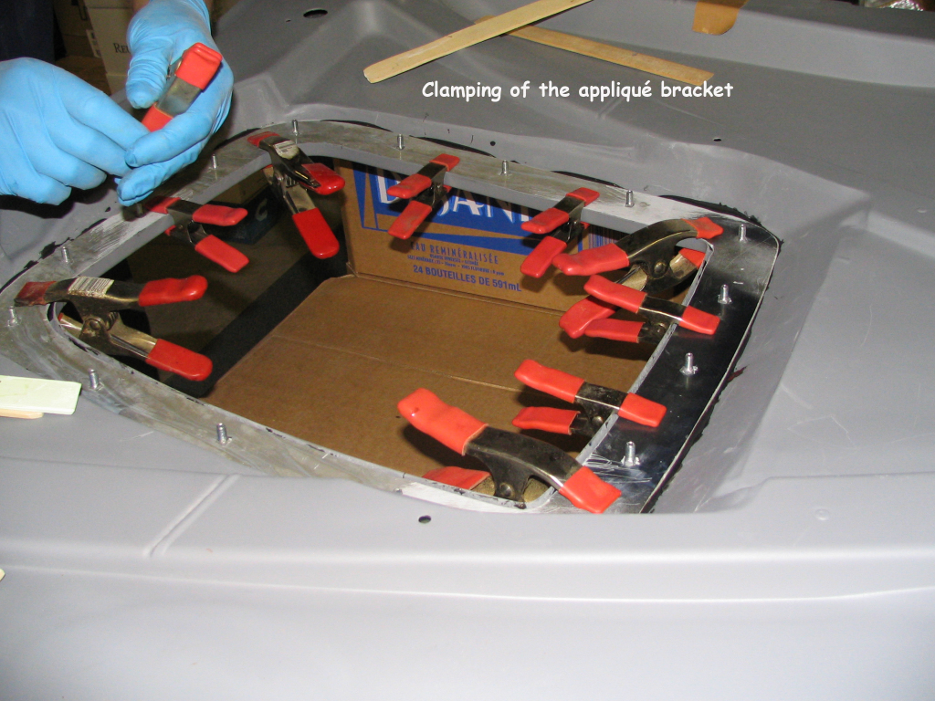 Install a CDC Shaker System on a Mach 1 hood — photo 8