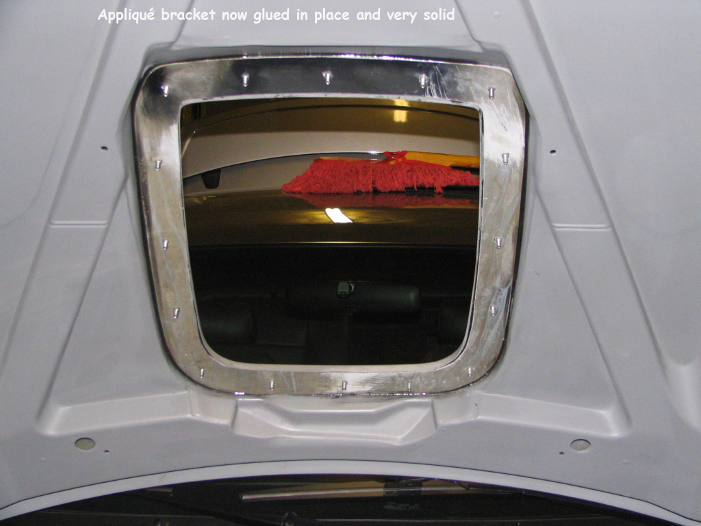 Install a CDC Shaker System on a Mach 1 hood — photo 9