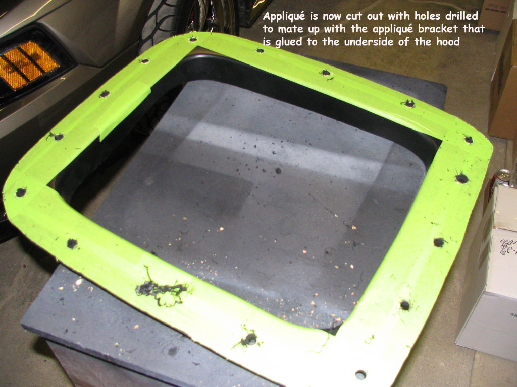 Install a CDC Shaker System on a Mach 1 hood — photo 16