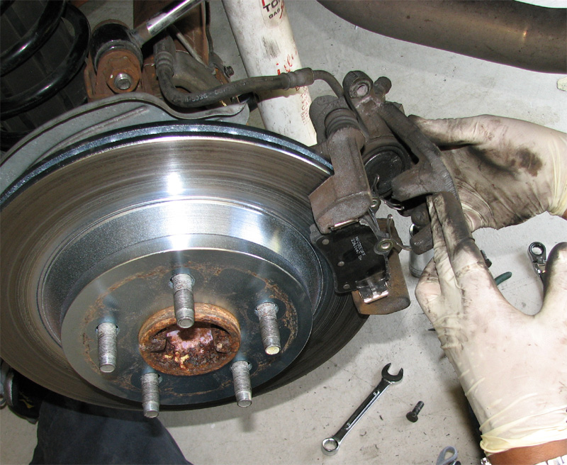 How To Change Rear Brakes on a Mustang — photo 4