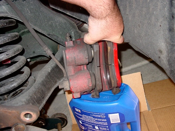 Front Brake Pad Change on Mustang — photo 3