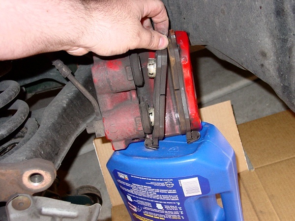 Front Brake Pad Change on Mustang — photo 4