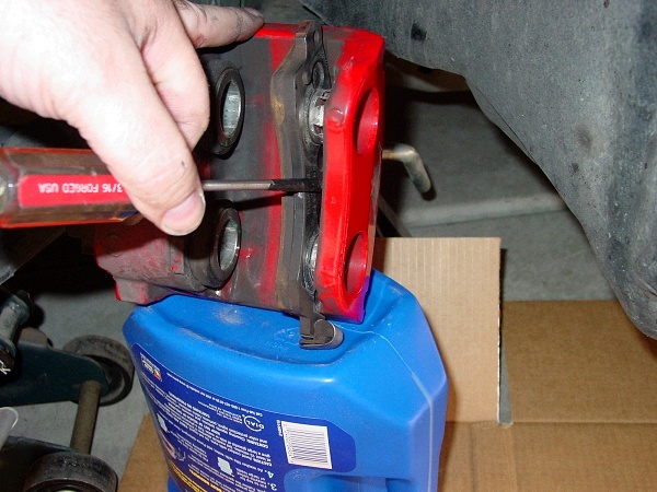 Front Brake Pad Change on Mustang — photo 5
