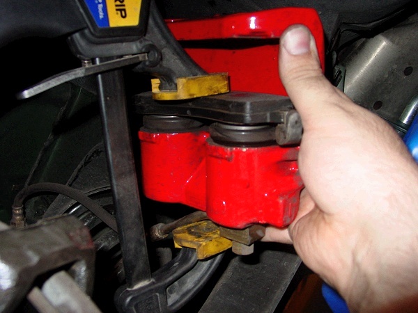 Front Brake Pad Change on Mustang — photo 7