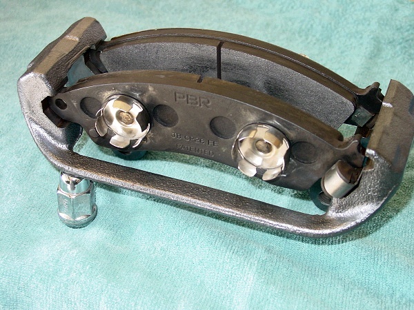 Front Brake Pad Change on Mustang — photo 13