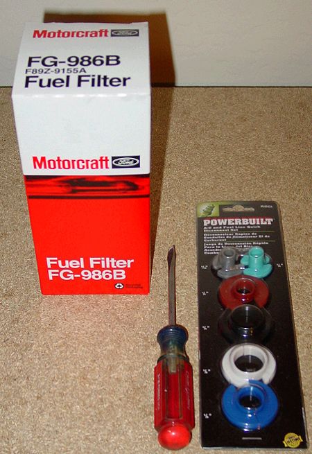 How to change the fuel filter on a Mustang — photo 1