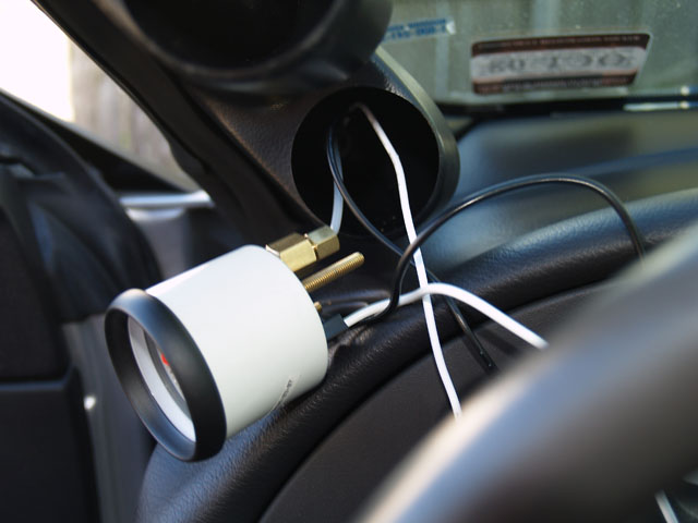 How to install a boost / vac gauge on your Mustang — photo 13