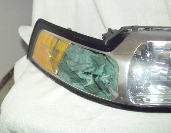How to make clear corner headlights for your Mustang — photo 7