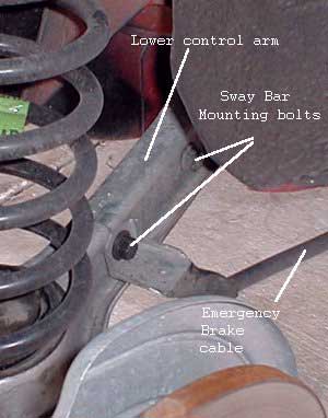 How to install a Rear Sway Bar on a Mustang V6 — photo 4