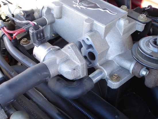 How to Install an Upper Intake Plenum on your Mustang — photo 3