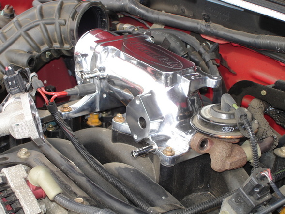 How to Install an Upper Intake Plenum on your Mustang — photo 9