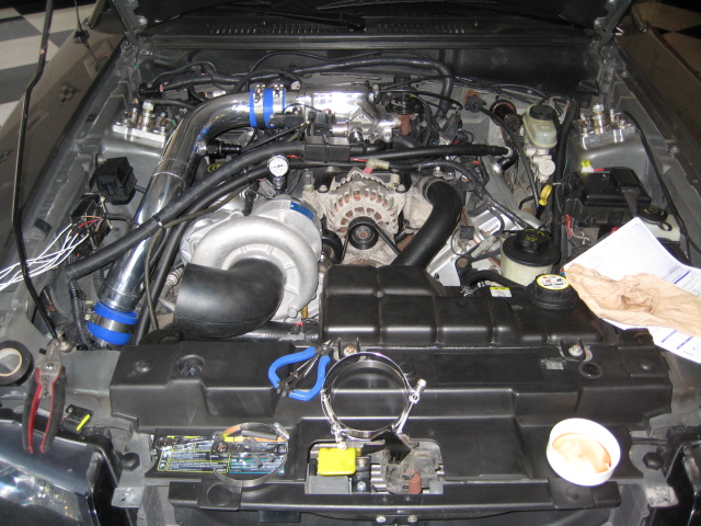 Treadstone Intercooler installed, converted to Blow-Thru MAF and Kenne Bell BAP — photo 5
