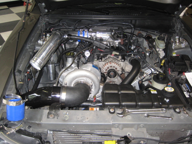 Treadstone Intercooler installed, converted to Blow-Thru MAF and Kenne Bell BAP — photo 16
