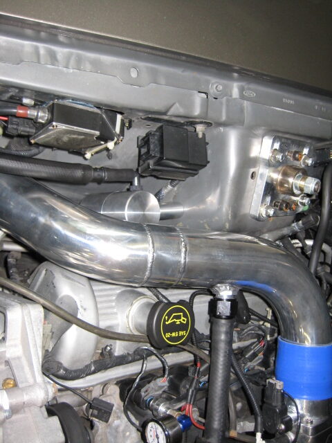 Treadstone Intercooler installed, converted to Blow-Thru MAF and Kenne Bell BAP — photo 19