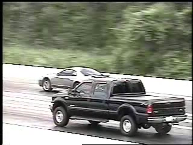 Me vs. a turbo diesel Ford truck — video thumbnail